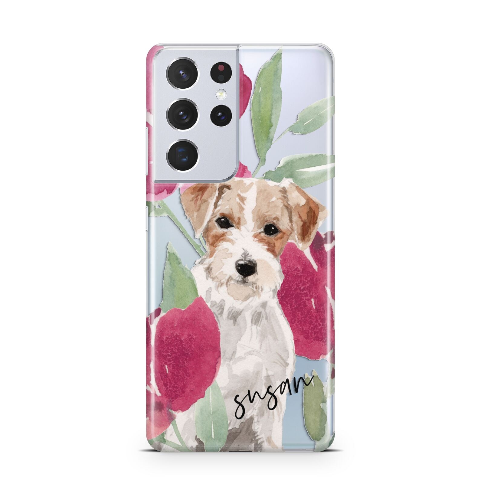 Personalised Jack Russel Samsung S21 Ultra Case