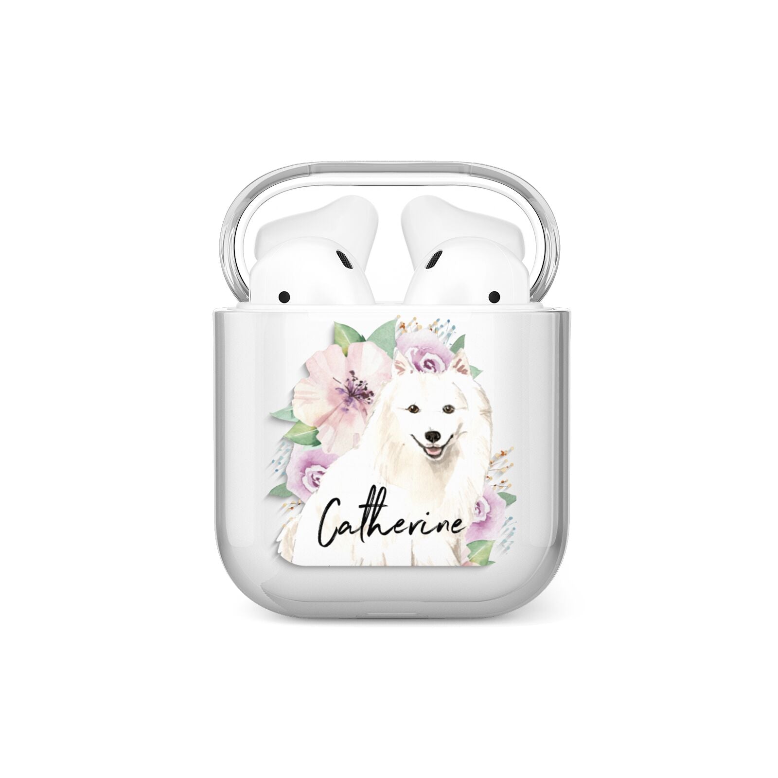 Personalised Japanese Spitz AirPods Case