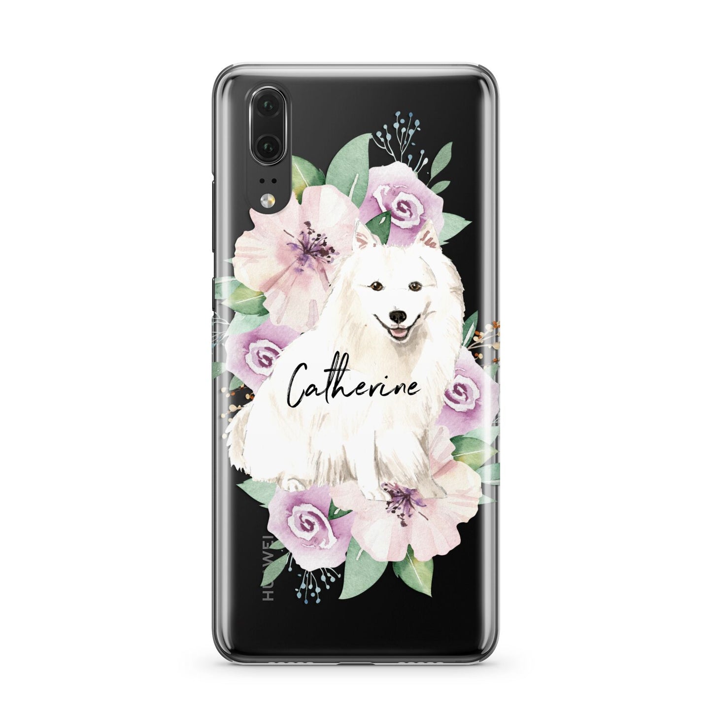 Personalised Japanese Spitz Huawei P20 Phone Case