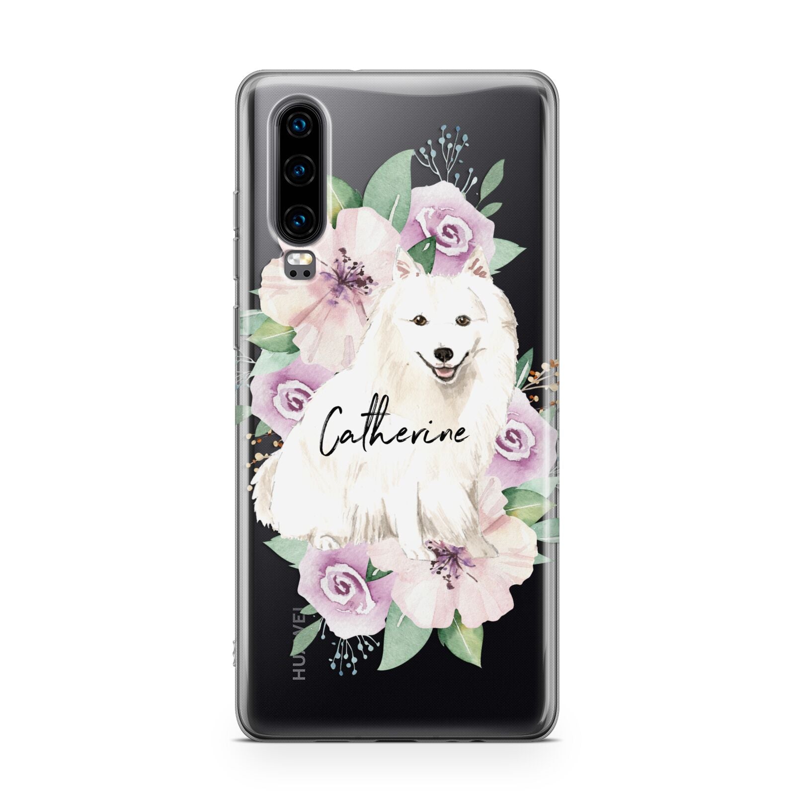 Personalised Japanese Spitz Huawei P30 Phone Case