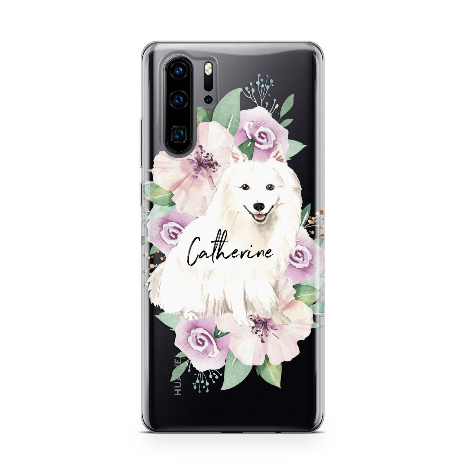 Personalised Japanese Spitz Huawei P30 Pro Phone Case