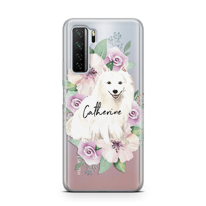 Personalised Japanese Spitz Huawei P40 Lite 5G Phone Case