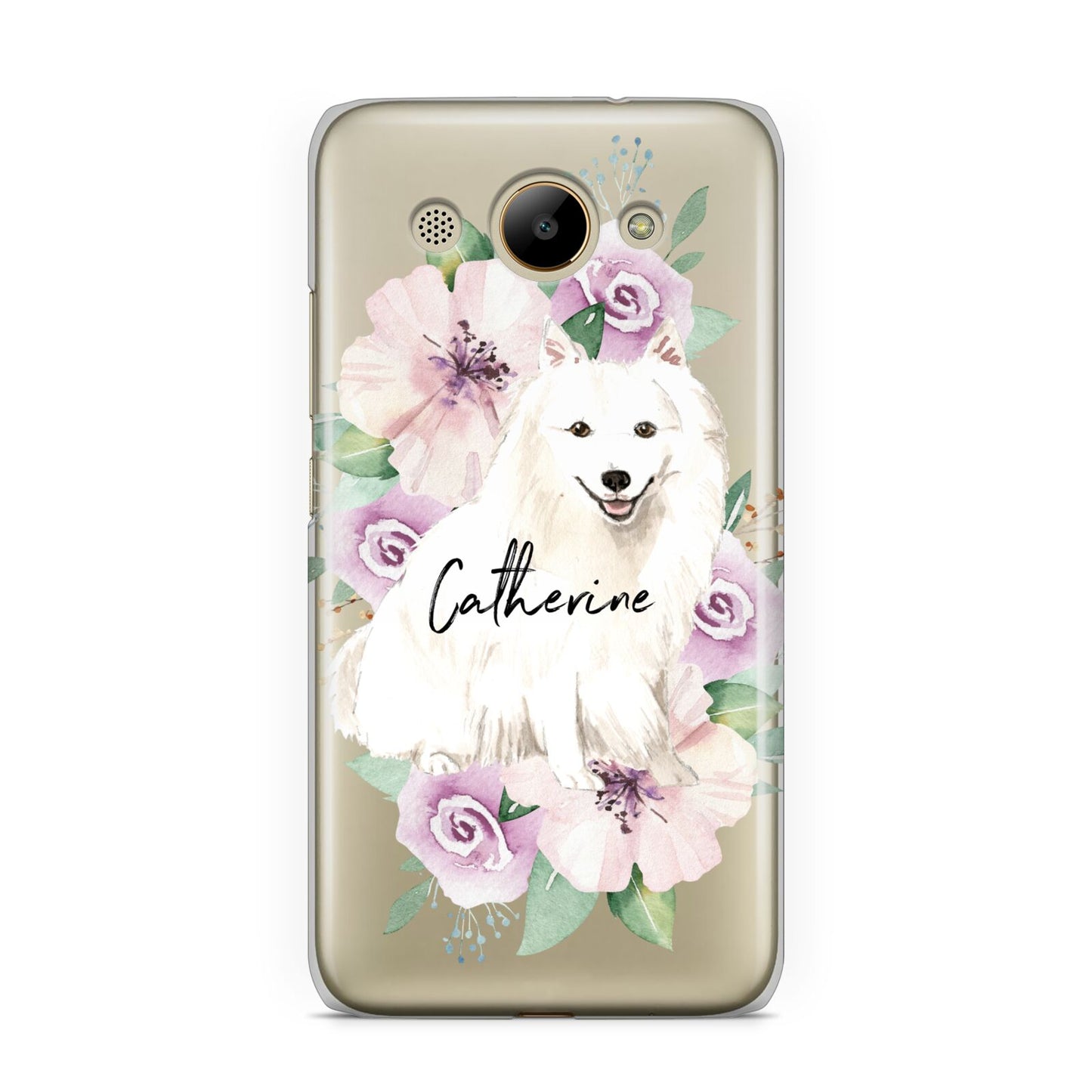 Personalised Japanese Spitz Huawei Y3 2017