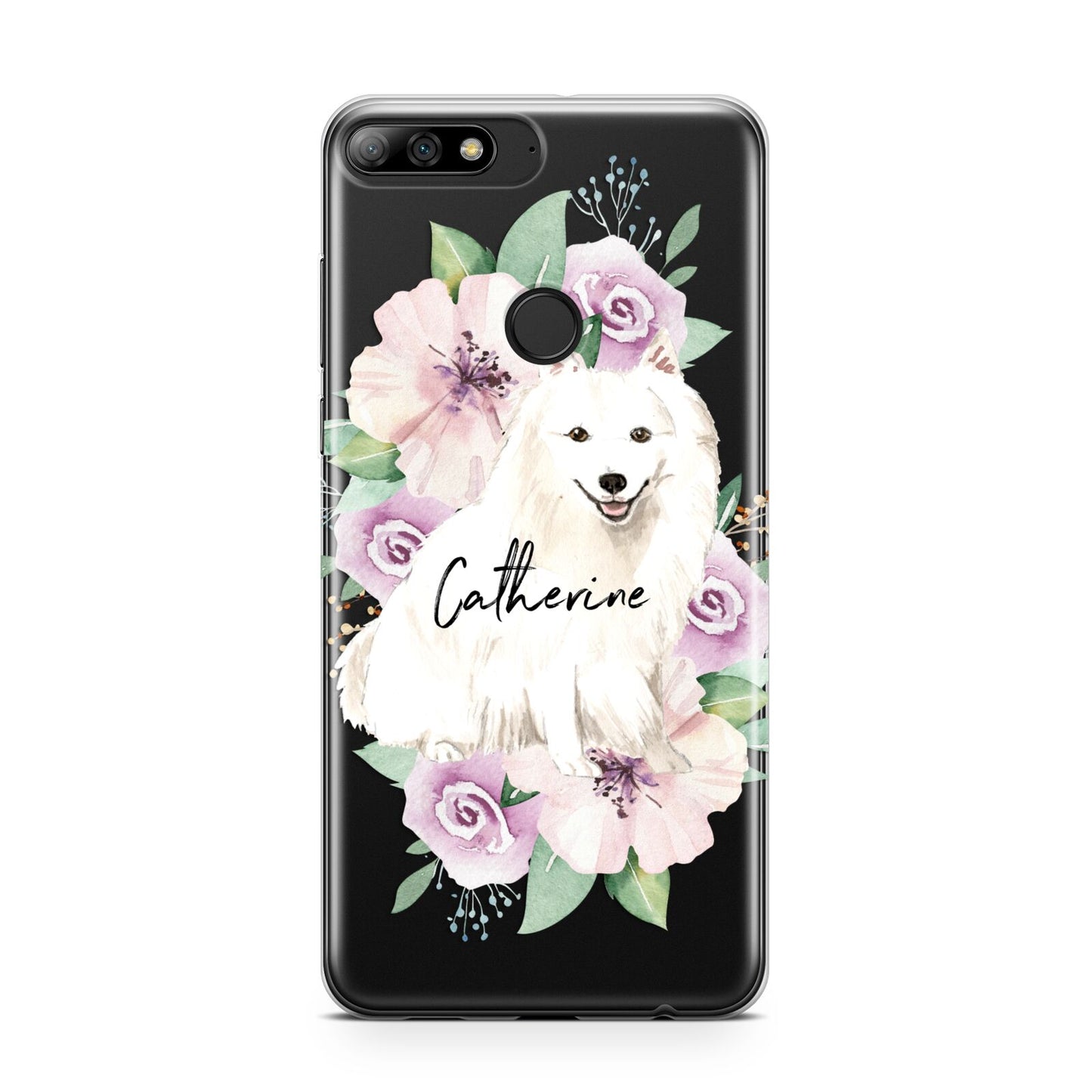 Personalised Japanese Spitz Huawei Y7 2018