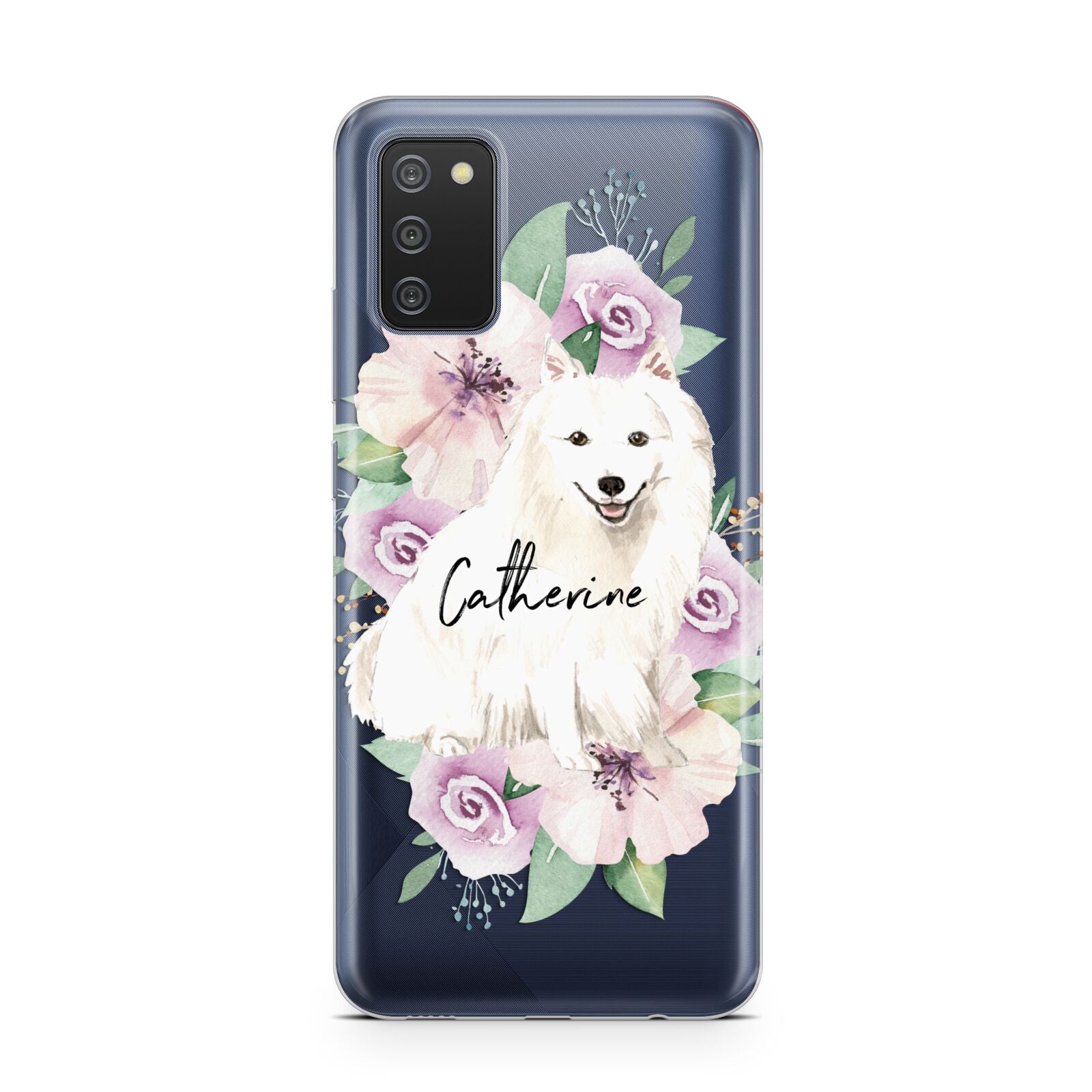 Personalised Japanese Spitz Samsung A02s Case