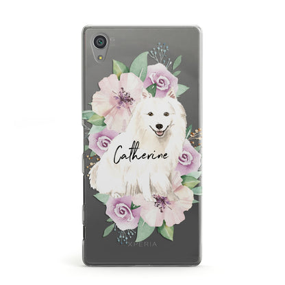 Personalised Japanese Spitz Sony Xperia Case