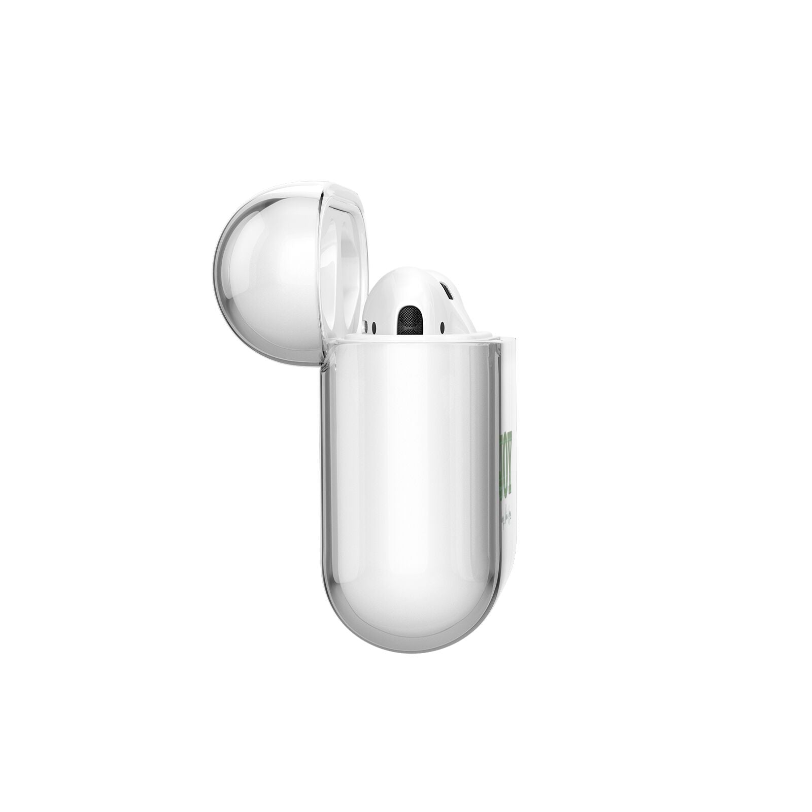 Personalised Joy Christmas AirPods Case Side Angle