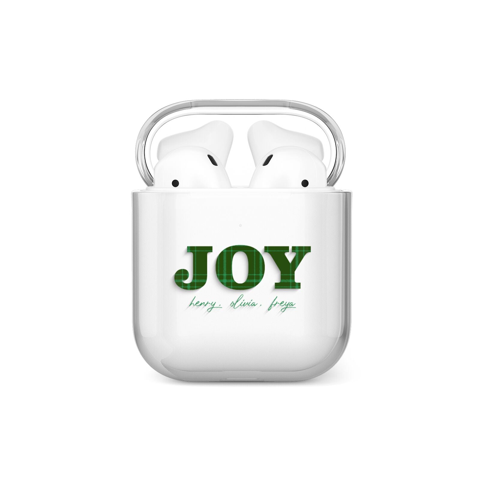 Personalised Joy Christmas AirPods Case