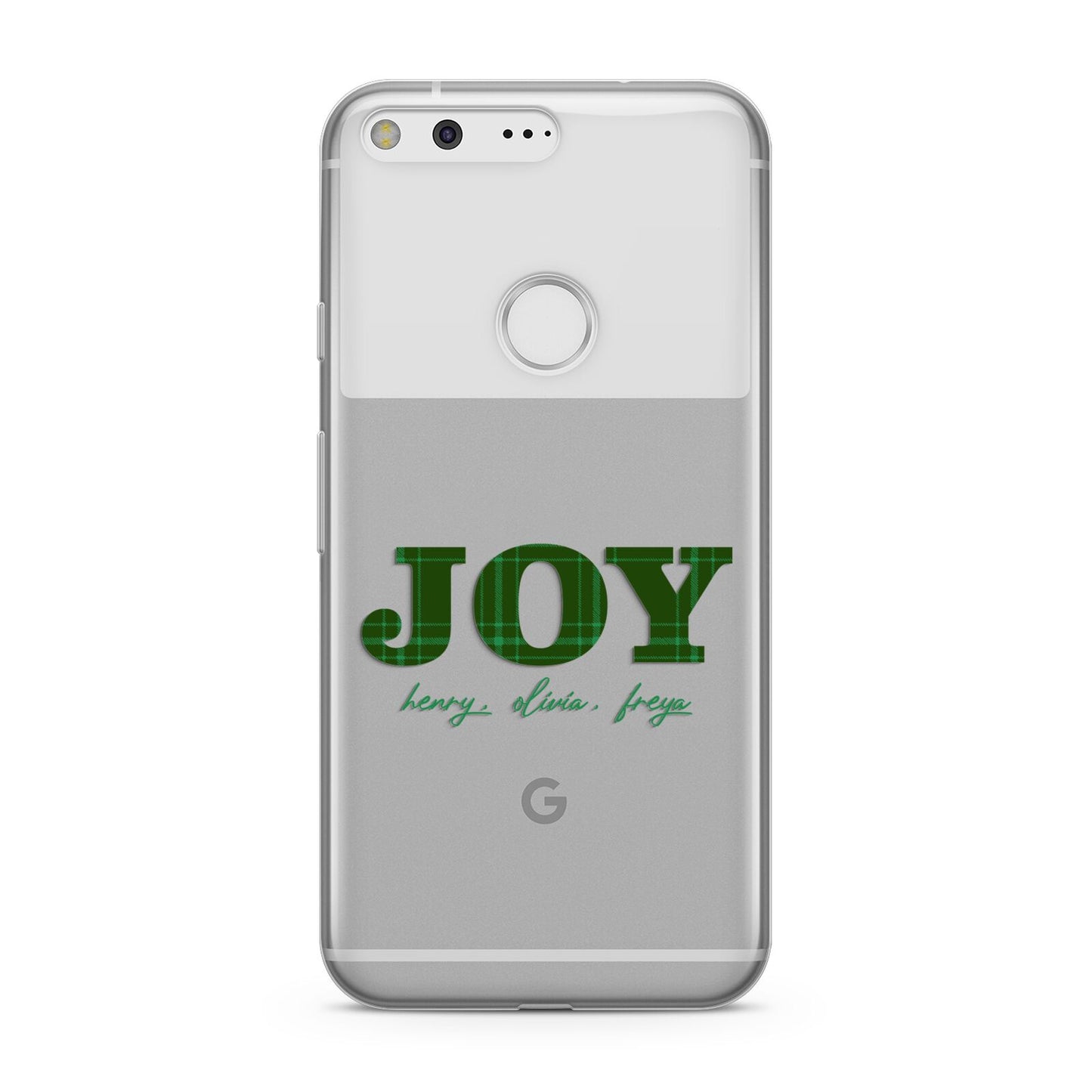 Personalised Joy Christmas Google Pixel Case