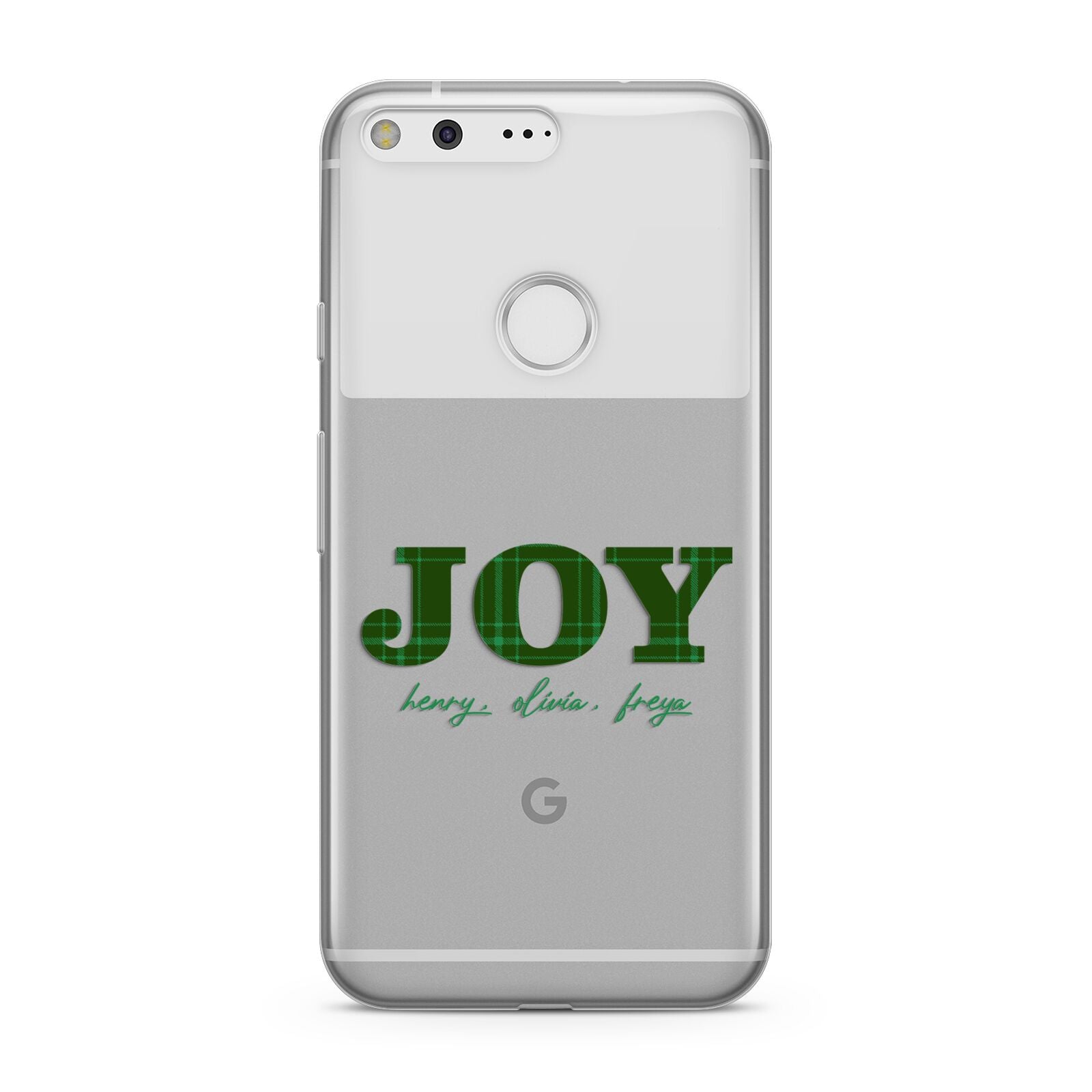 Personalised Joy Christmas Google Pixel Case