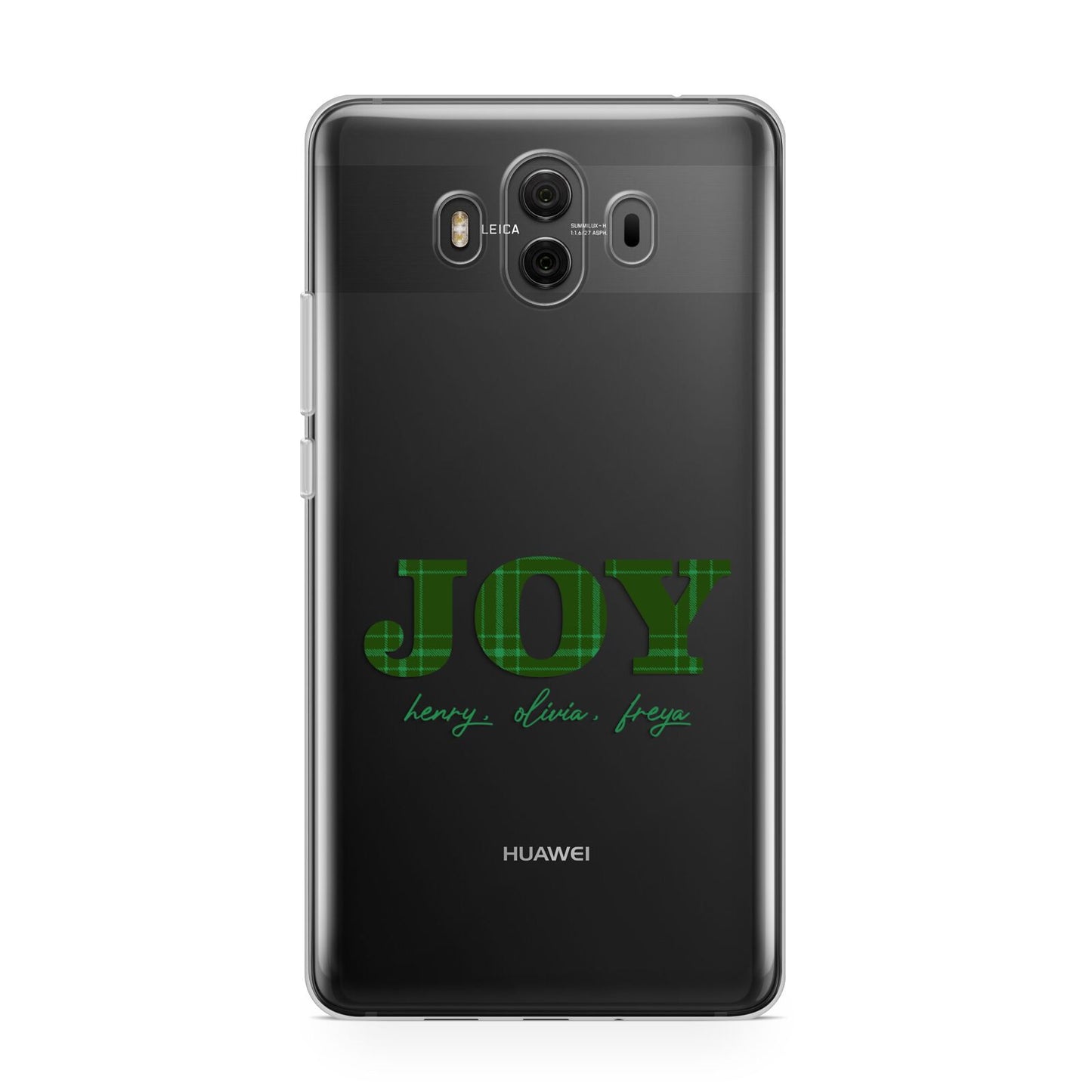 Personalised Joy Christmas Huawei Mate 10 Protective Phone Case