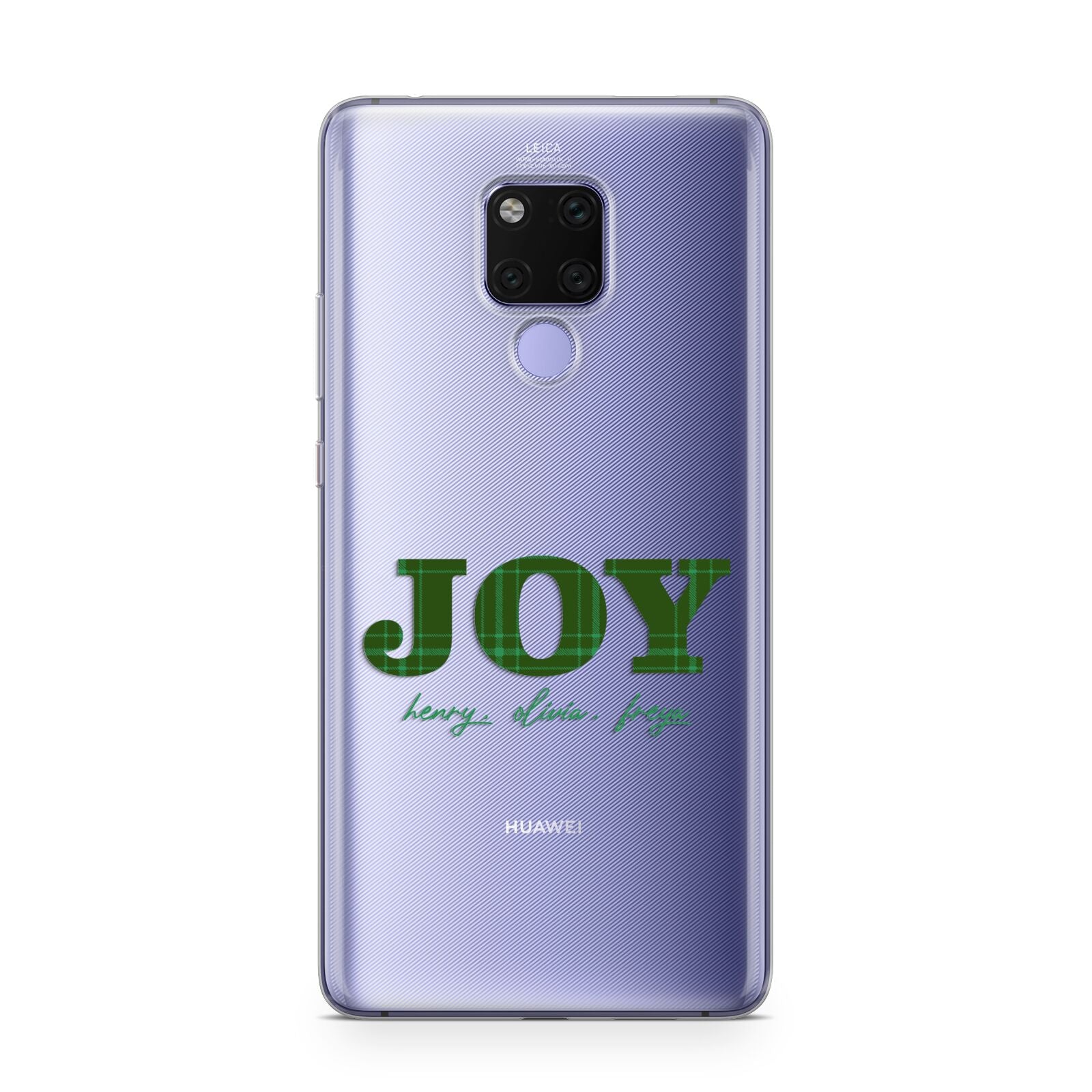 Personalised Joy Christmas Huawei Mate 20X Phone Case