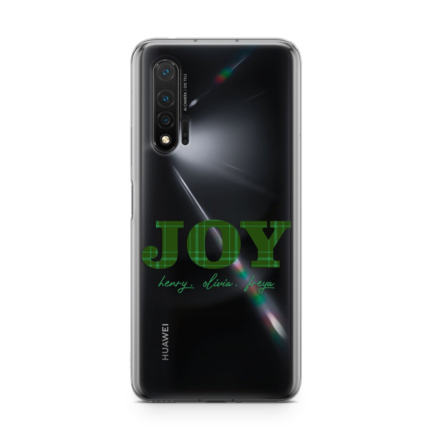 Personalised Joy Christmas Huawei Nova 6 Phone Case