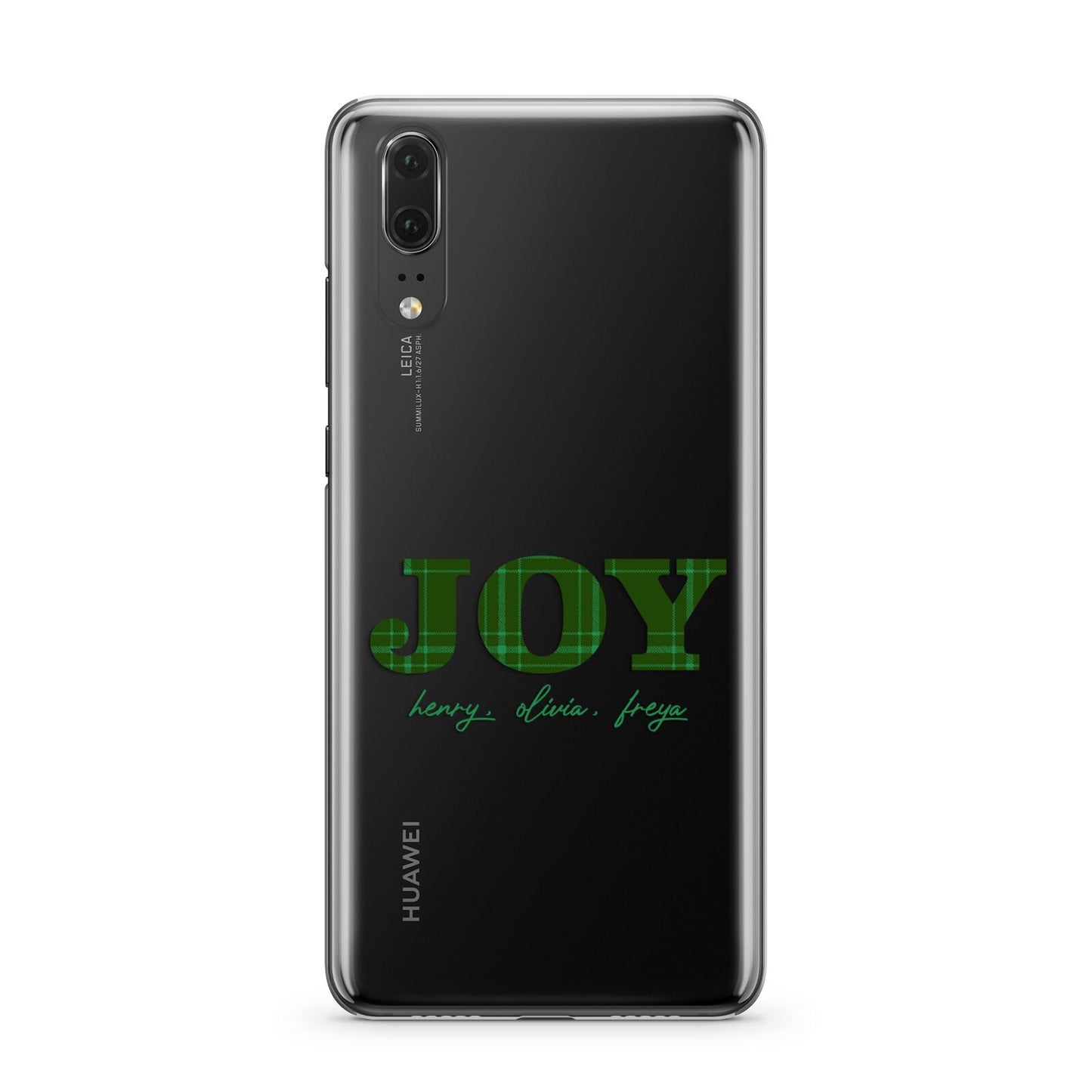 Personalised Joy Christmas Huawei P20 Phone Case