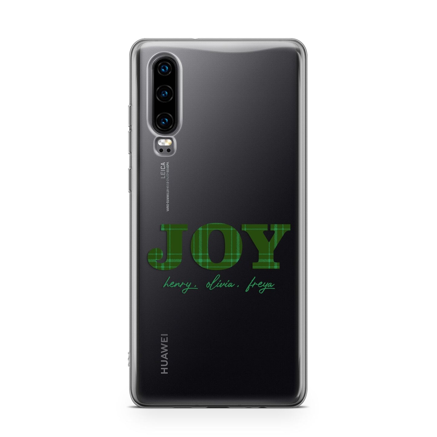 Personalised Joy Christmas Huawei P30 Phone Case