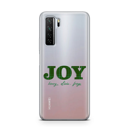 Personalised Joy Christmas Huawei P40 Lite 5G Phone Case