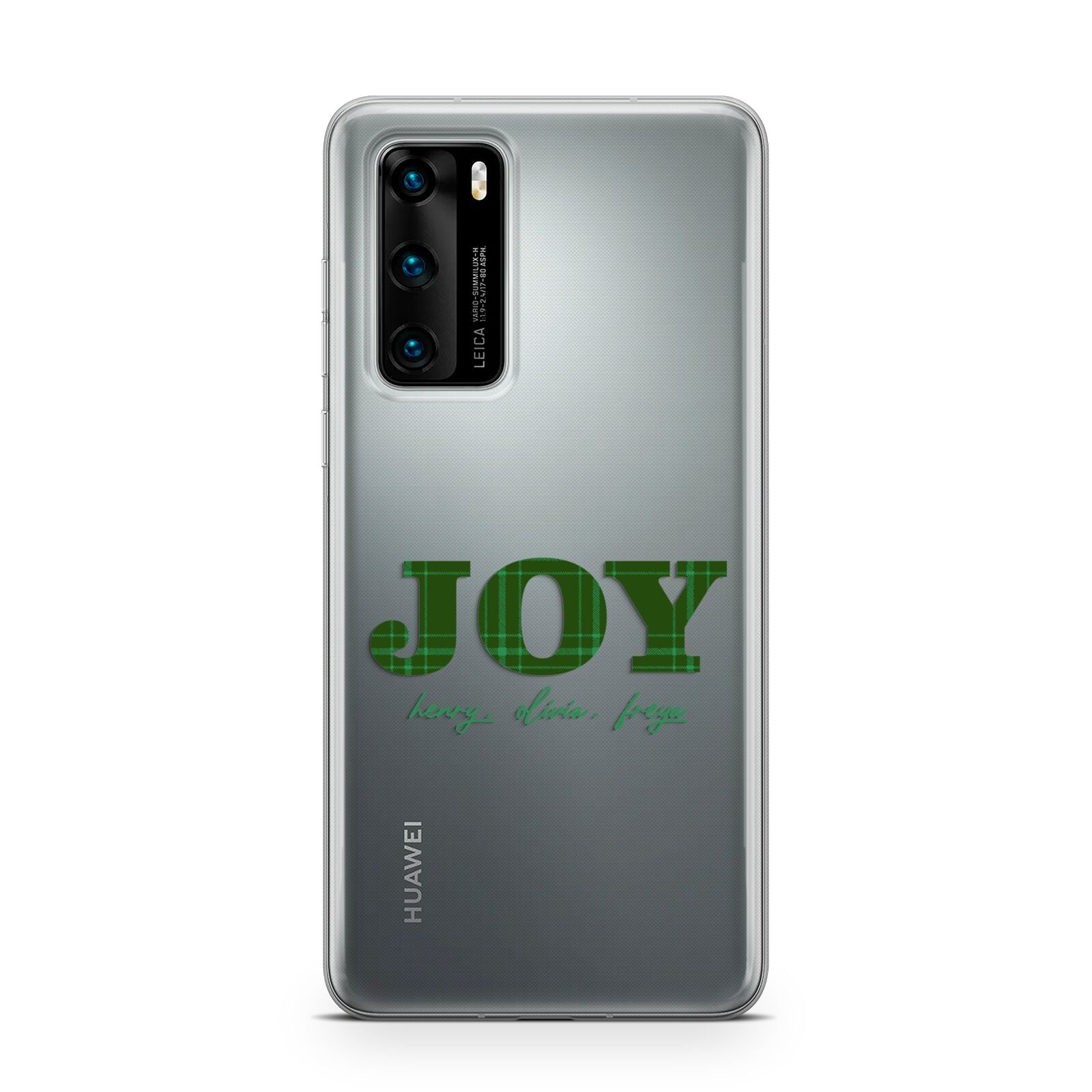 Personalised Joy Christmas Huawei P40 Phone Case