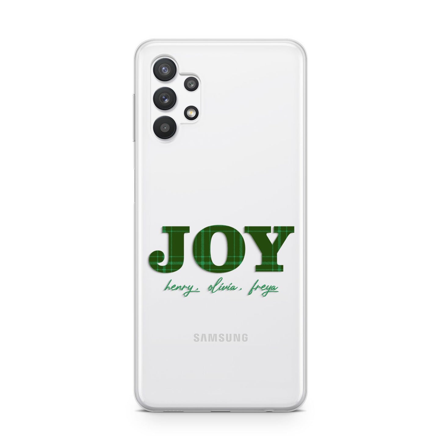 Personalised Joy Christmas Samsung A32 5G Case