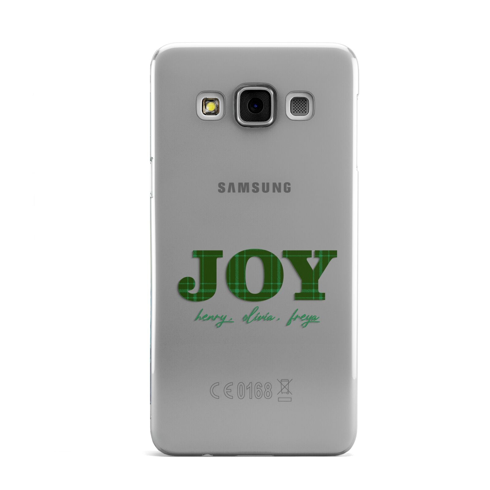 Personalised Joy Christmas Samsung Galaxy A3 Case