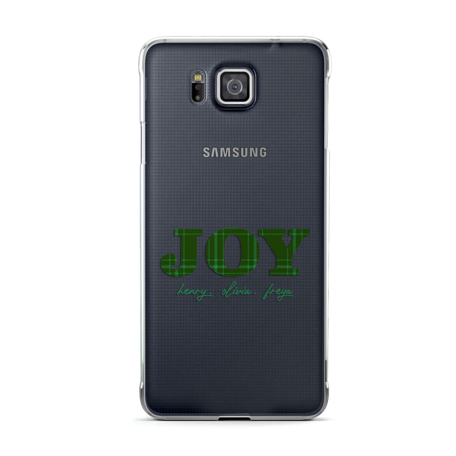 Personalised Joy Christmas Samsung Galaxy Alpha Case