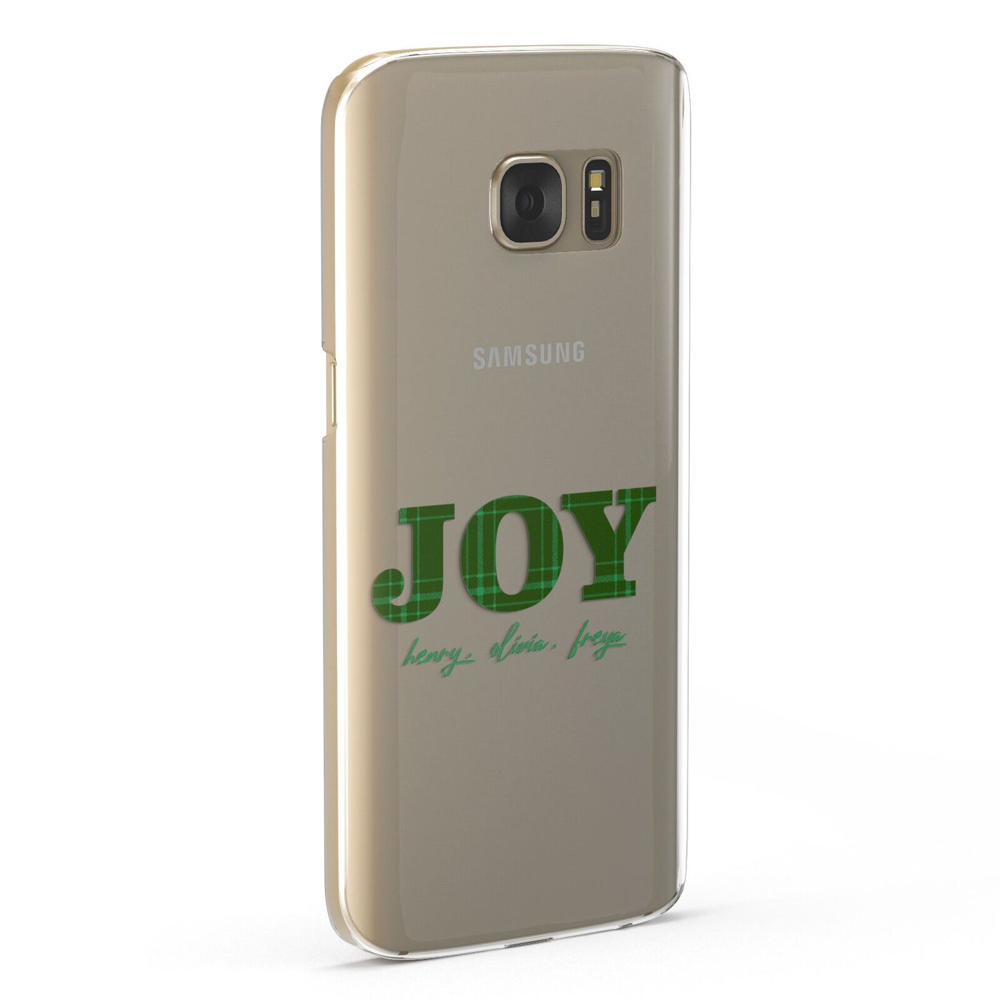 Personalised Joy Christmas Samsung Galaxy Case Fourty Five Degrees