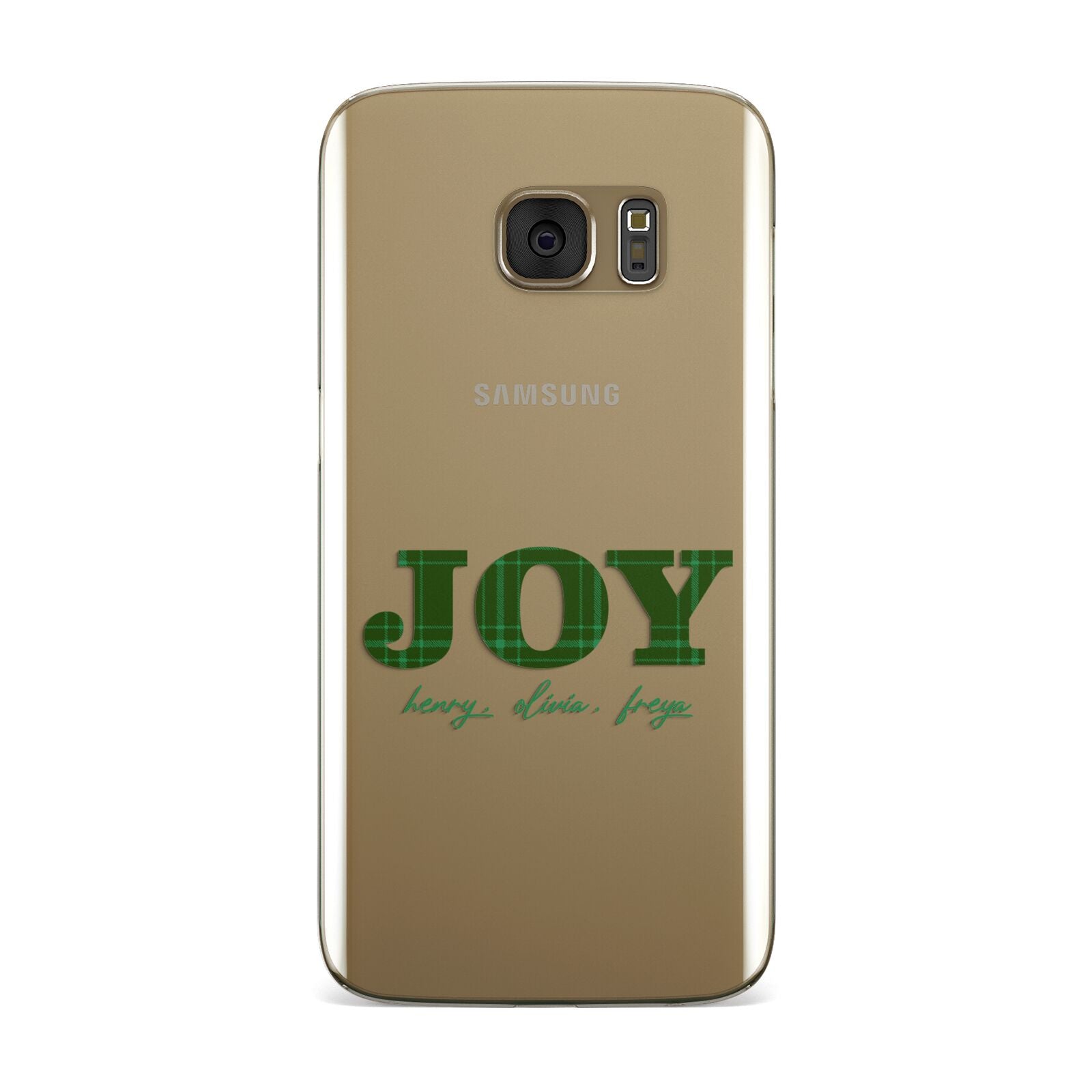 Personalised Joy Christmas Samsung Galaxy Case