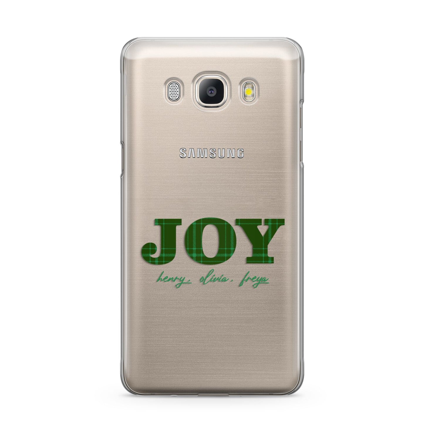 Personalised Joy Christmas Samsung Galaxy J5 2016 Case