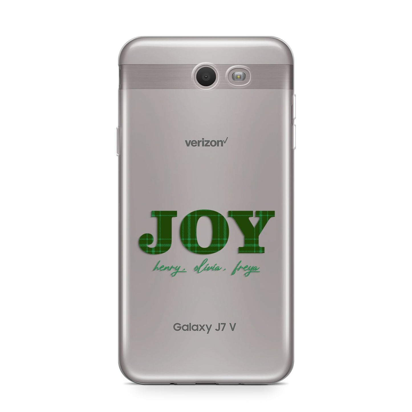 Personalised Joy Christmas Samsung Galaxy J7 2017 Case