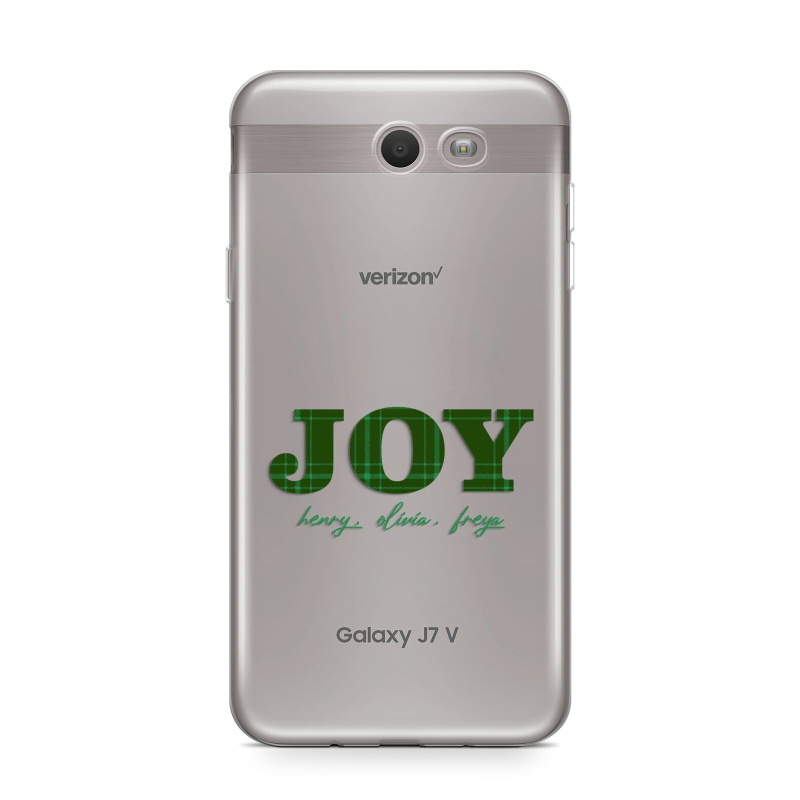 Personalised Joy Christmas Samsung Galaxy J7 2017 Case