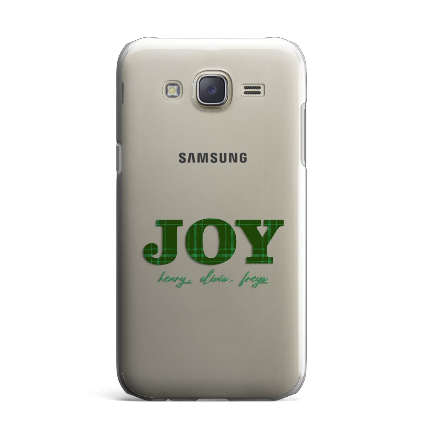 Personalised Joy Christmas Samsung Galaxy J7 Case