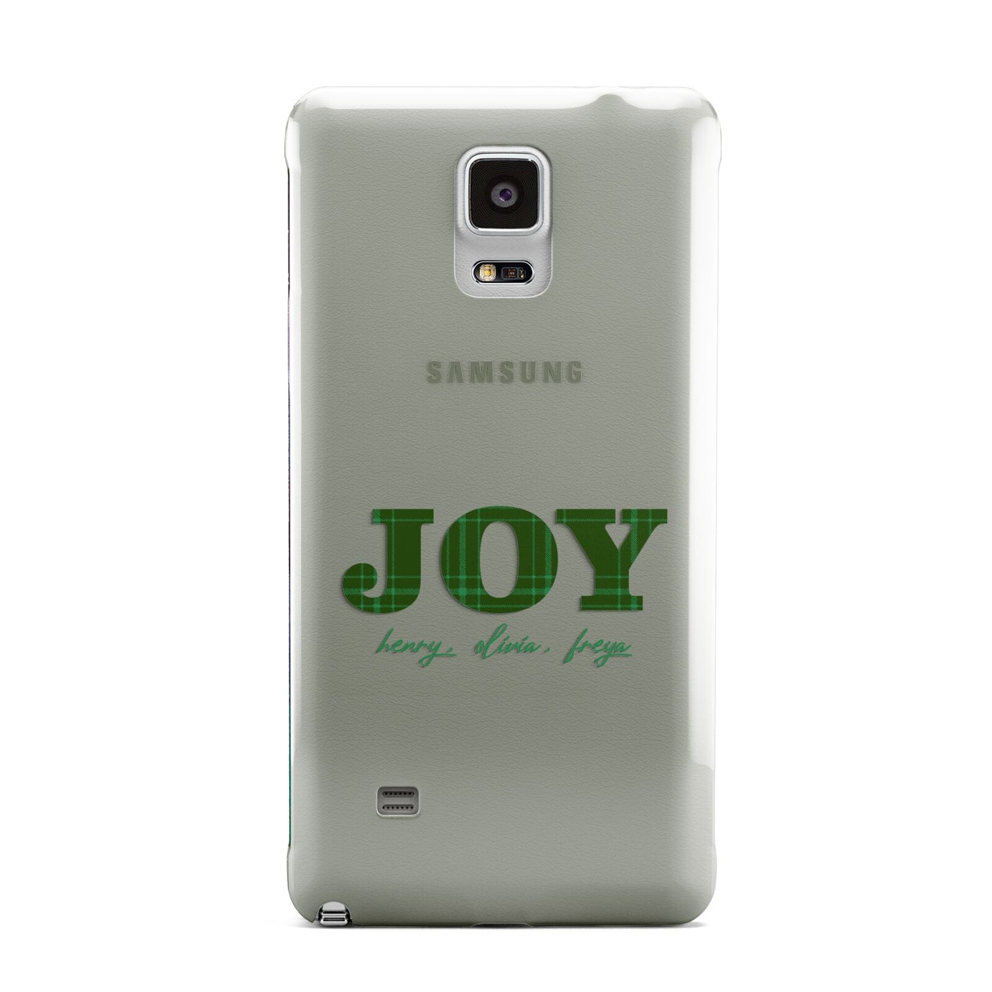 Personalised Joy Christmas Samsung Galaxy Note 4 Case