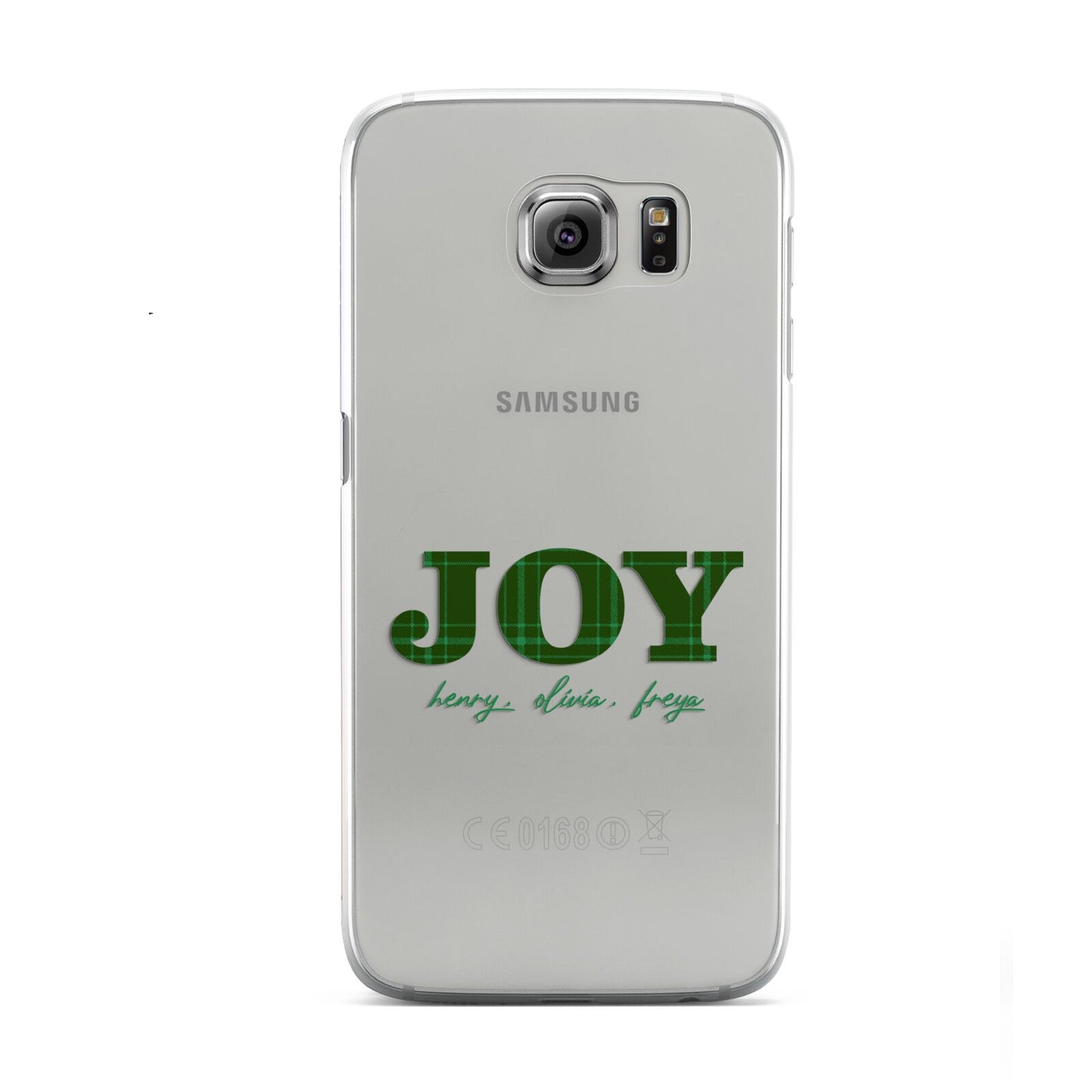 Personalised Joy Christmas Samsung Galaxy S6 Case