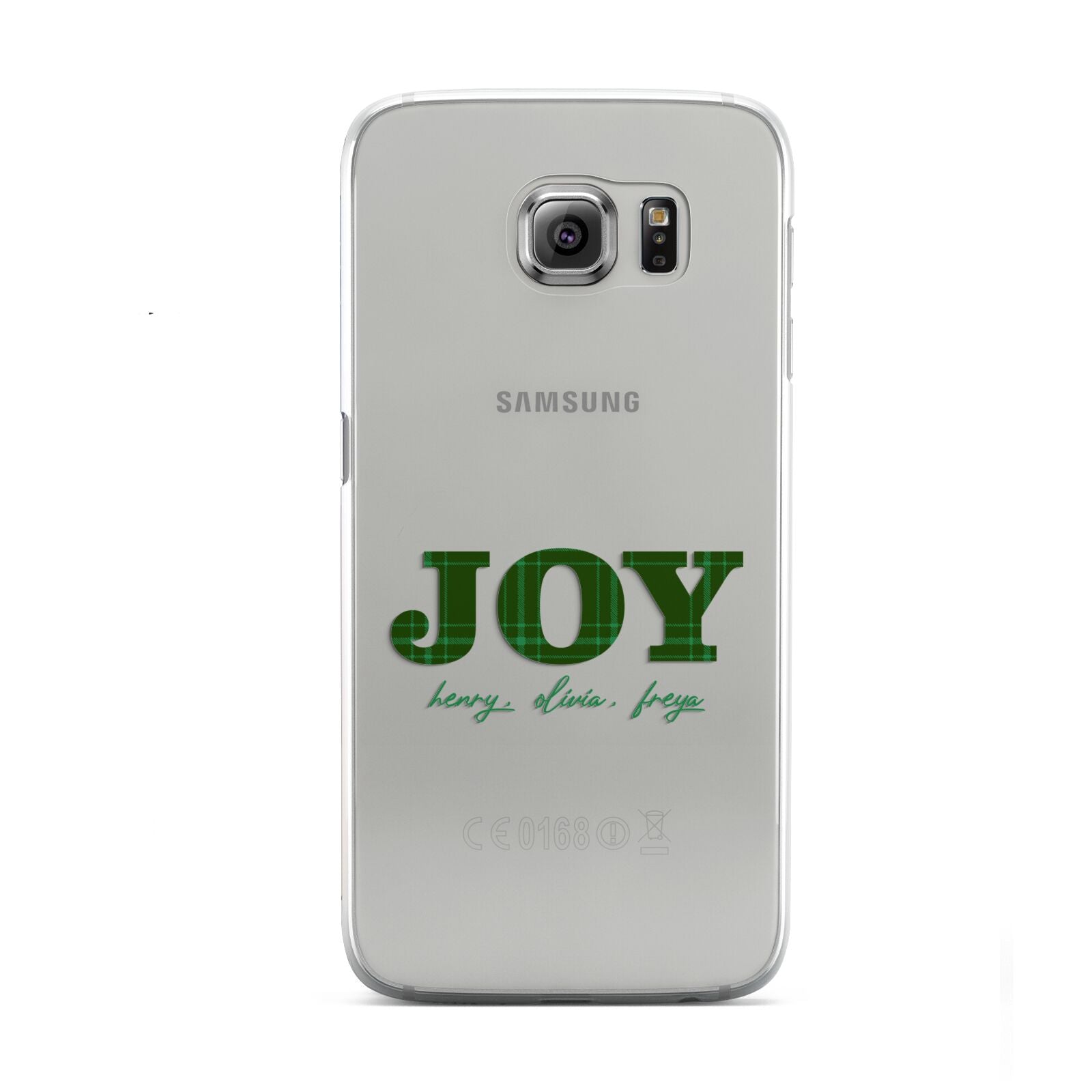 Personalised Joy Christmas Samsung Galaxy S6 Case