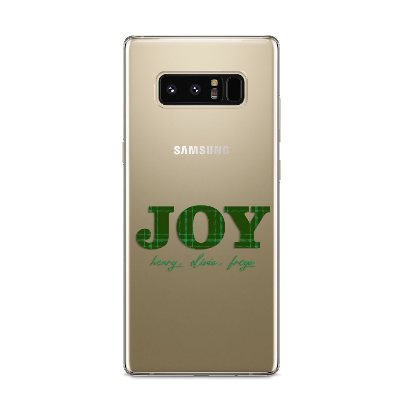 Personalised Joy Christmas Samsung Galaxy S8 Case