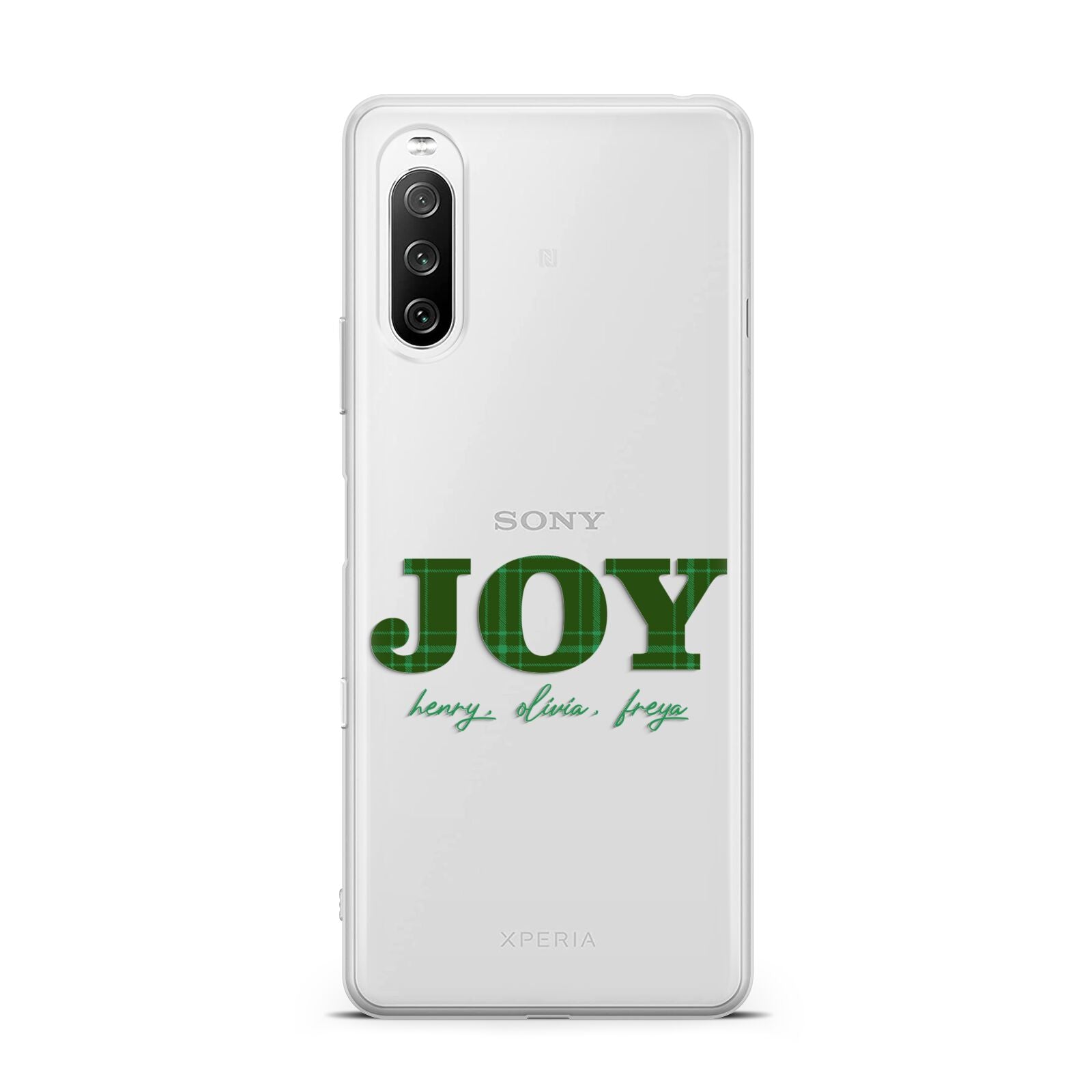 Personalised Joy Christmas Sony Xperia 10 III Case