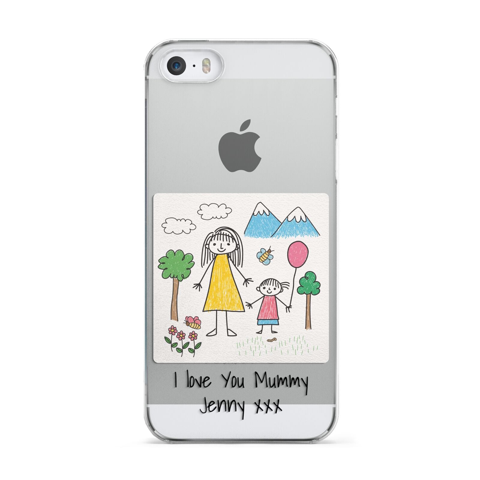 Personalised Kids Drawing Upload Apple iPhone 5 Case