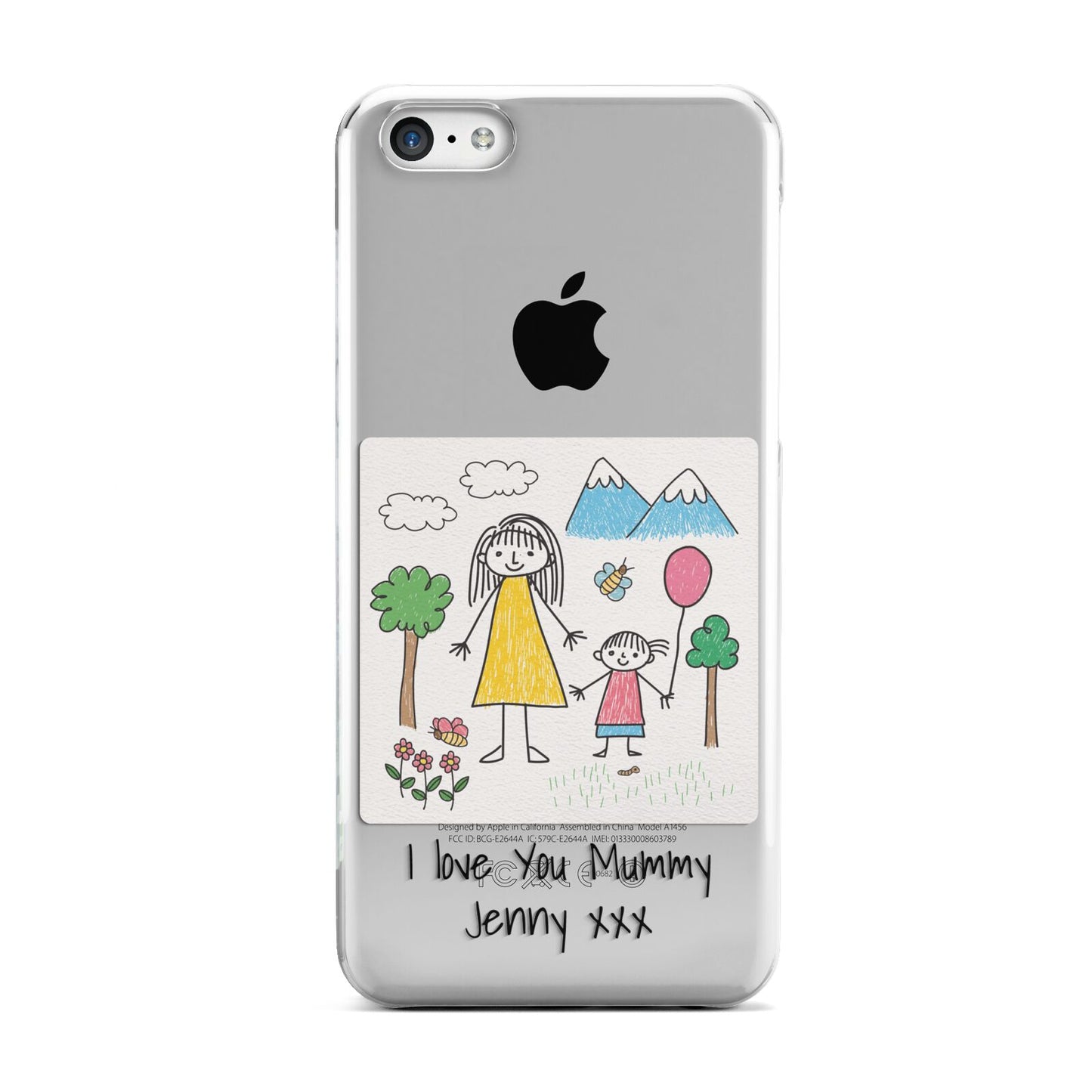 Personalised Kids Drawing Upload Apple iPhone 5c Case