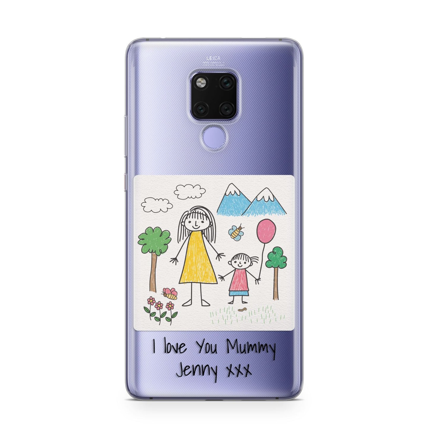 Personalised Kids Drawing Upload Huawei Mate 20X Phone Case