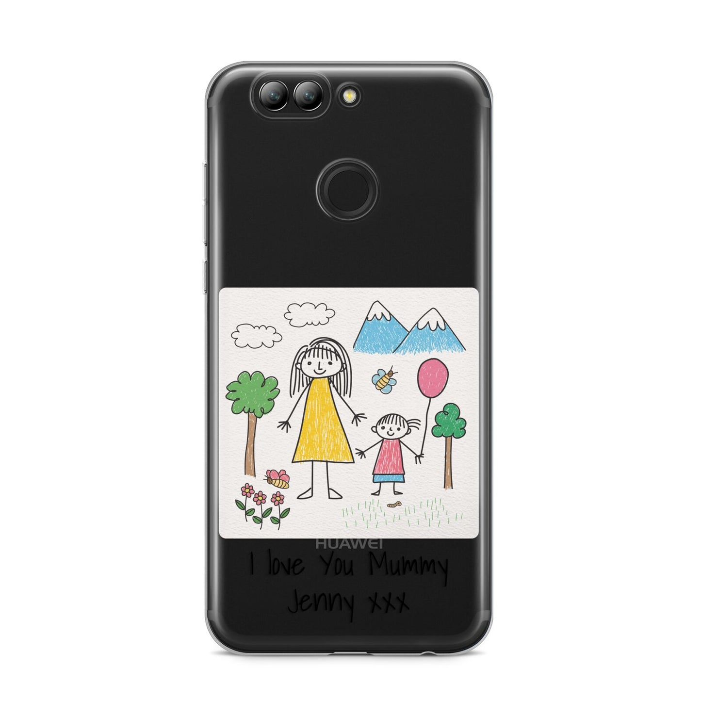 Personalised Kids Drawing Upload Huawei Nova 2s Phone Case