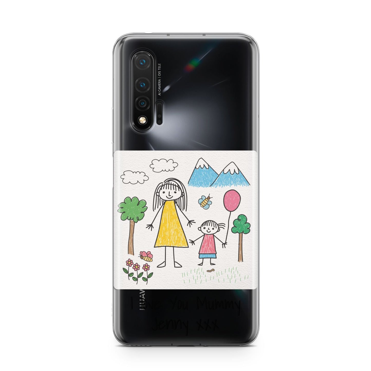 Personalised Kids Drawing Upload Huawei Nova 6 Phone Case