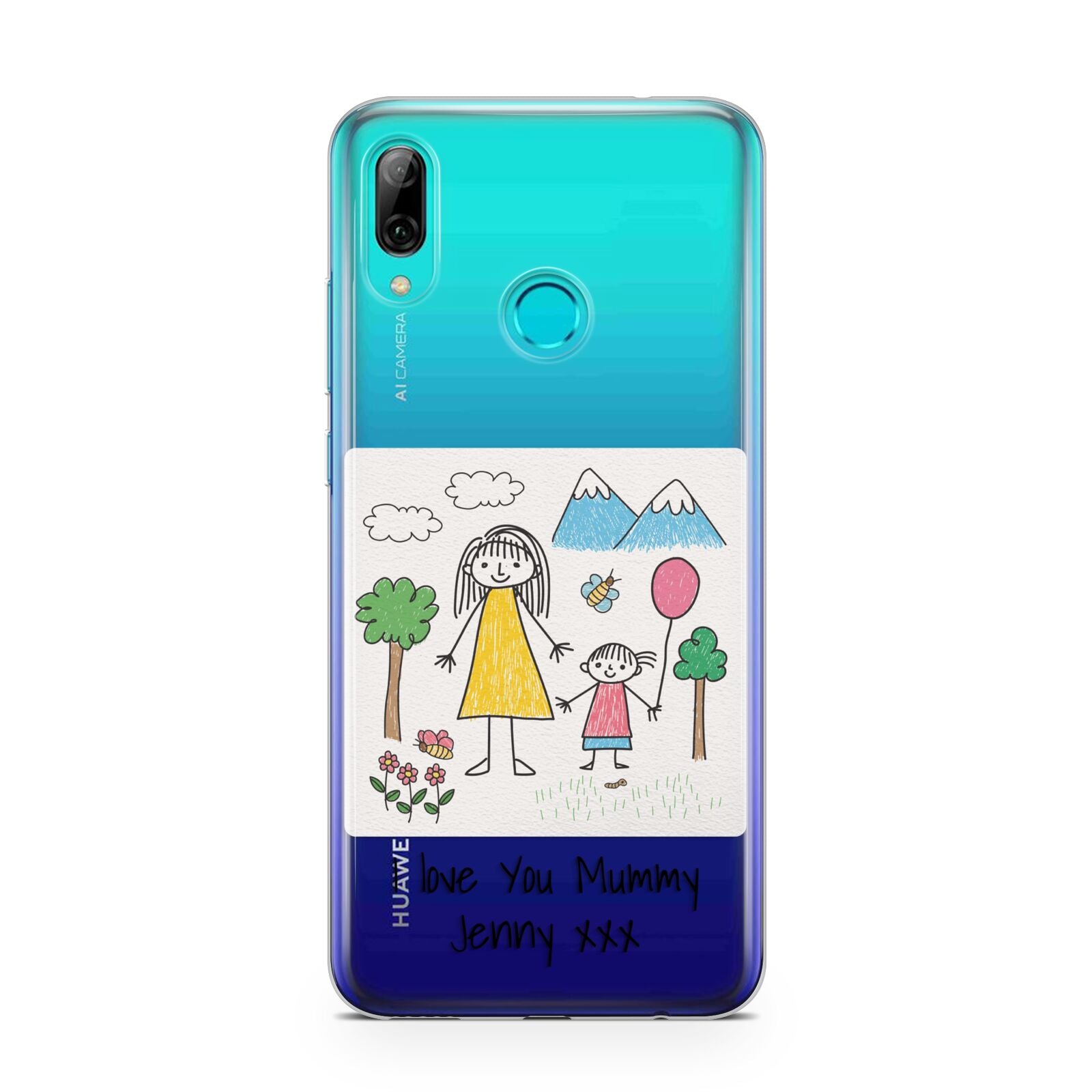 Personalised Kids Drawing Upload Huawei P Smart 2019 Case