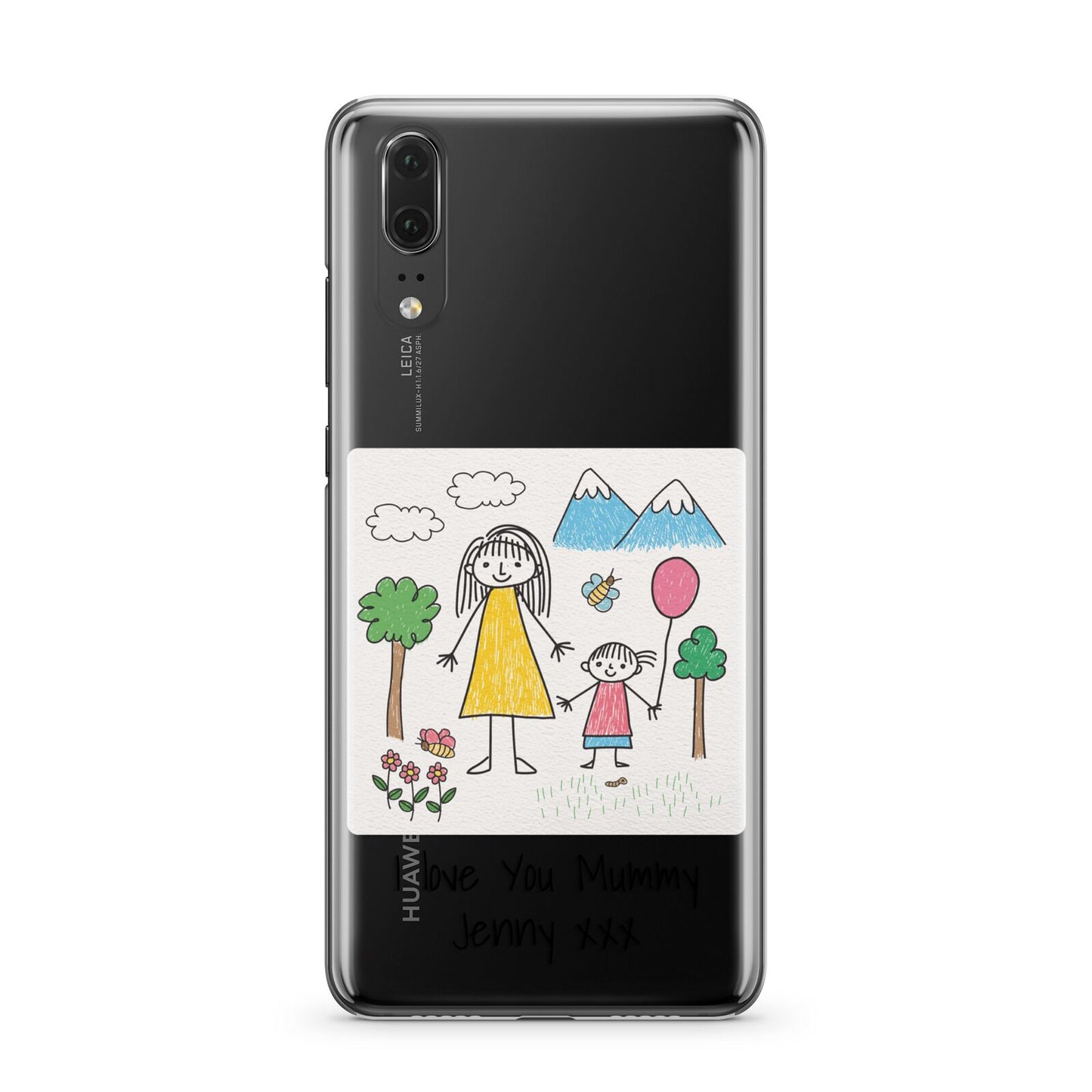 Personalised Kids Drawing Upload Huawei P20 Phone Case