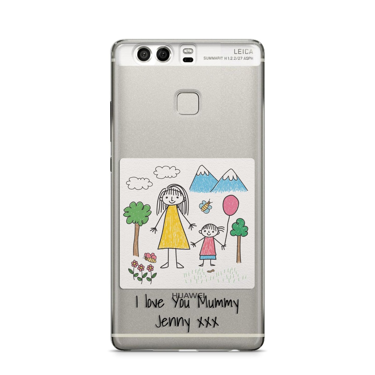 Personalised Kids Drawing Upload Huawei P9 Case