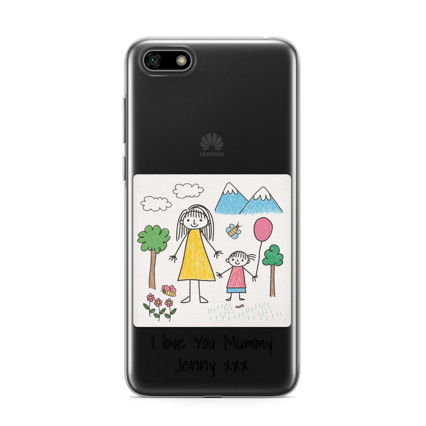 Personalised Kids Drawing Upload Huawei Y5 Prime 2018 Phone Case