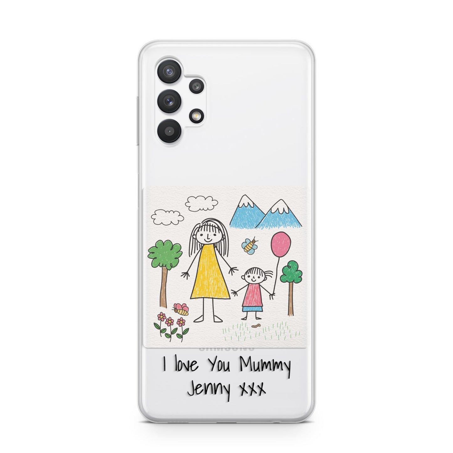 Personalised Kids Drawing Upload Samsung A32 5G Case