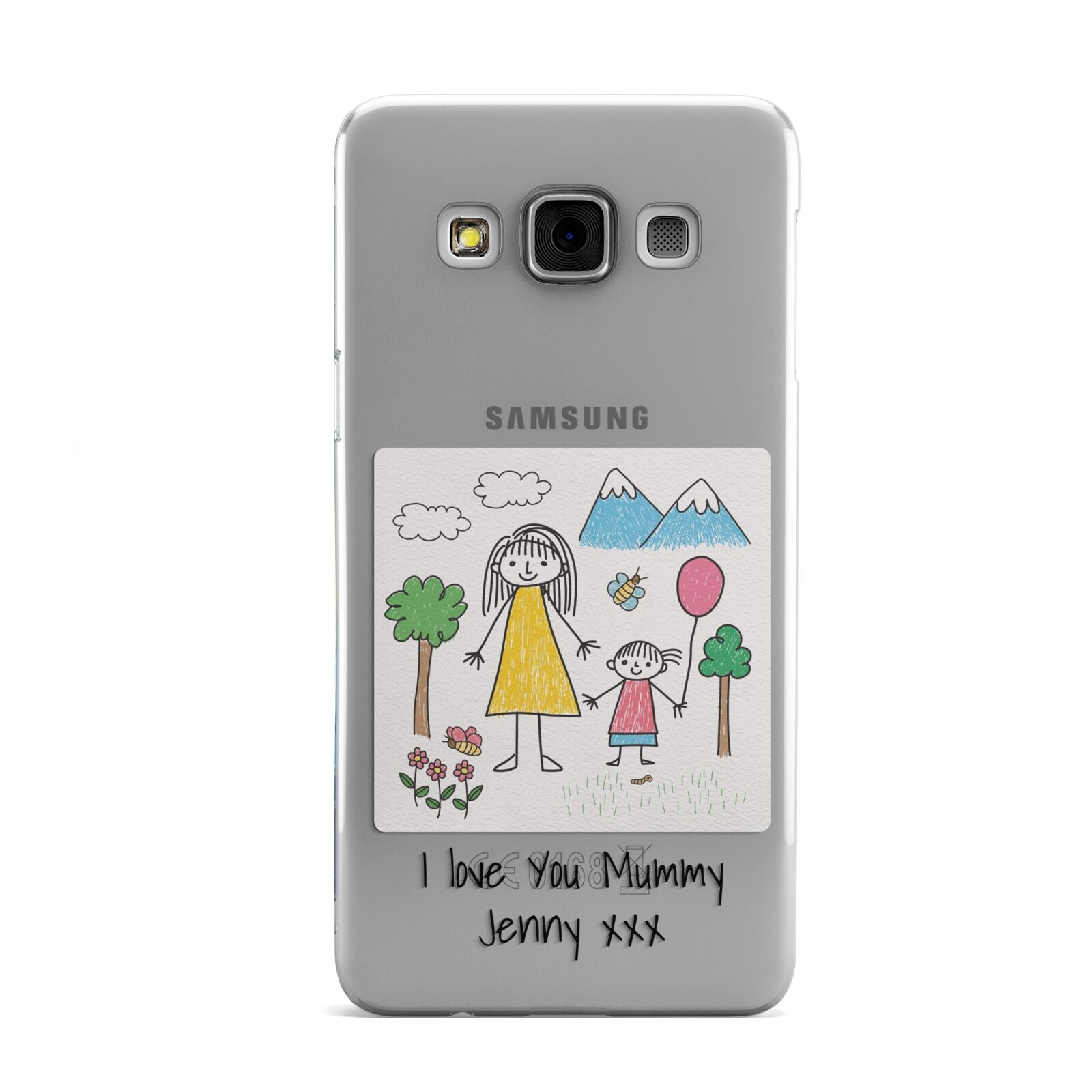 Personalised Kids Drawing Upload Samsung Galaxy A3 Case