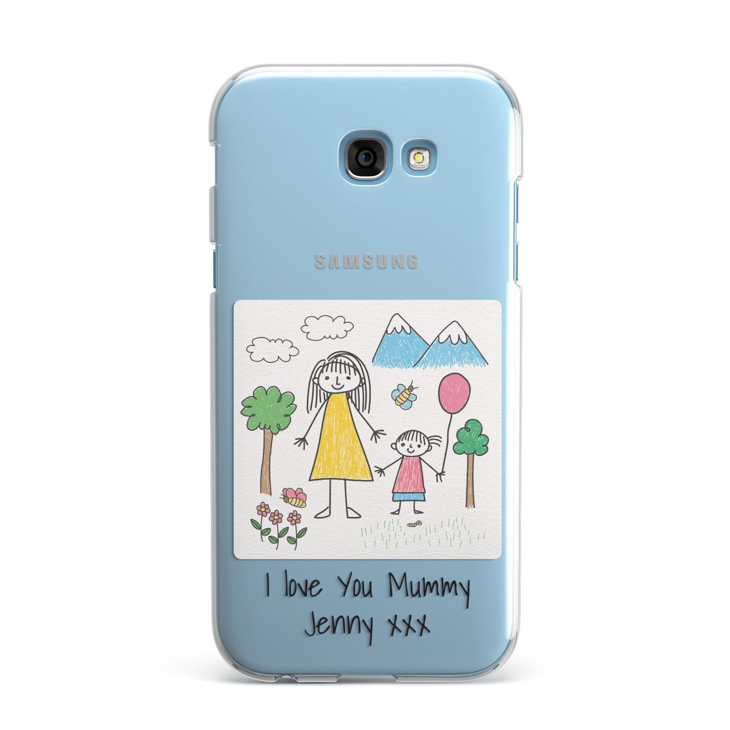 Personalised Kids Drawing Upload Samsung Galaxy A7 2017 Case