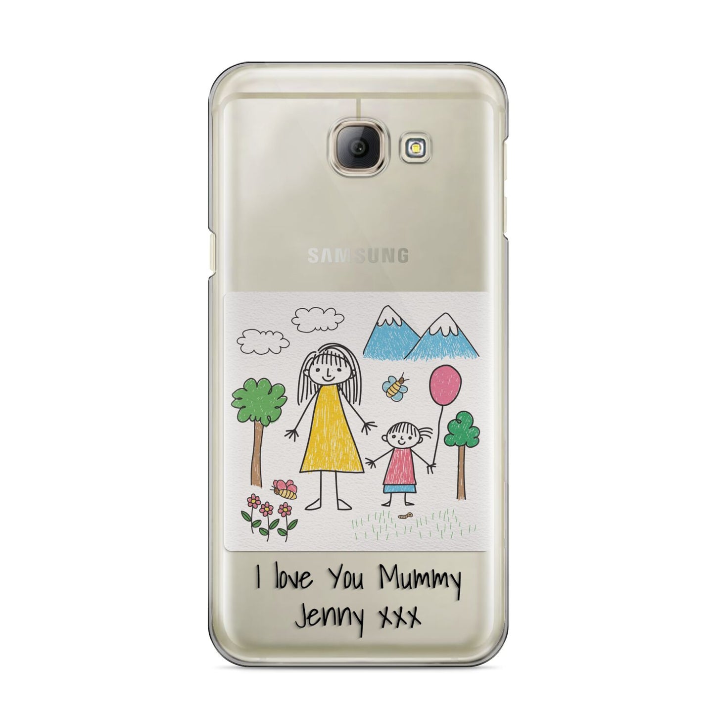 Personalised Kids Drawing Upload Samsung Galaxy A8 2016 Case