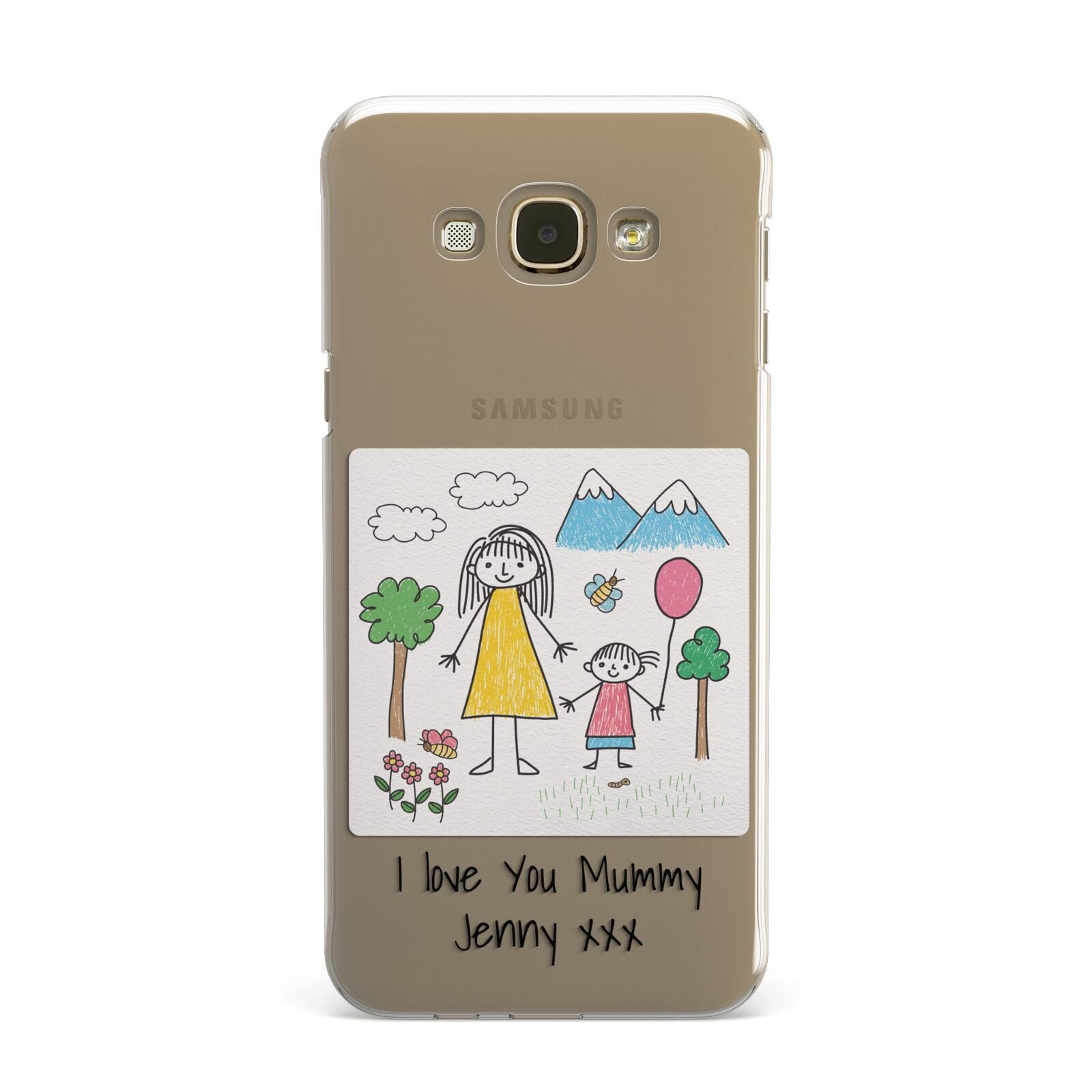 Personalised Kids Drawing Upload Samsung Galaxy A8 Case