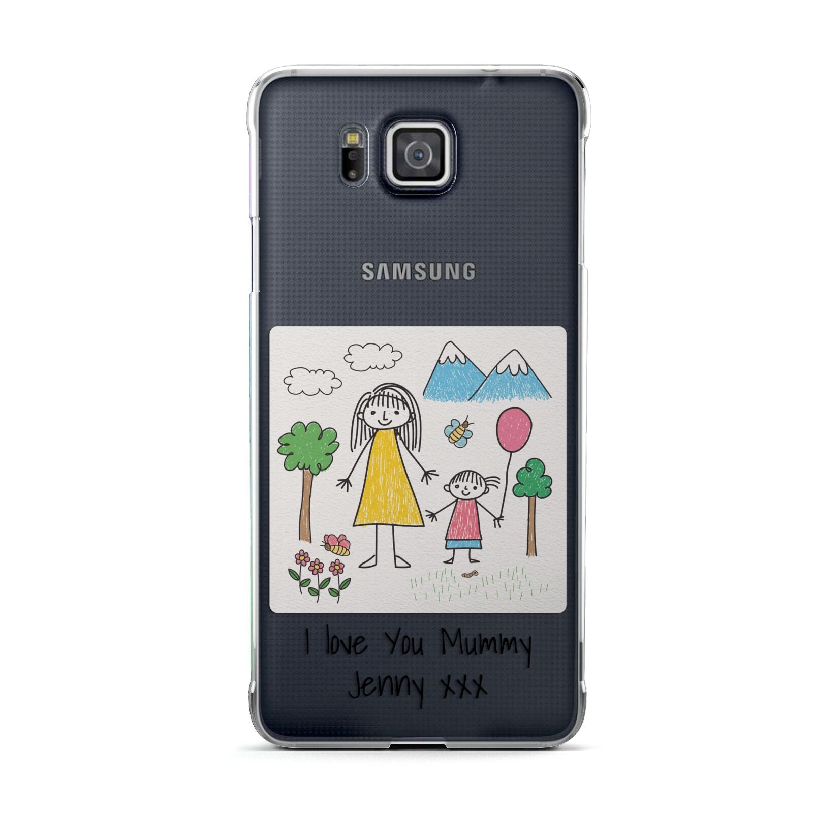 Personalised Kids Drawing Upload Samsung Galaxy Alpha Case